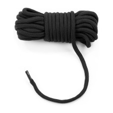 Верёвка Fetish Bondage Rope для бондажа и декоративной вязки, чёрная, 10 