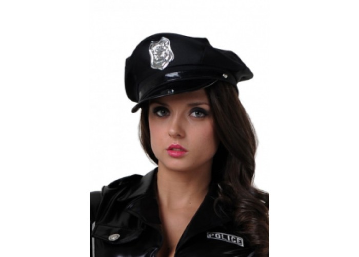 Фуражка полицейского черная 