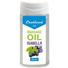 Массажное масло Eroticon Isabella, с ароматом винограда Изабелла, 30 мл 