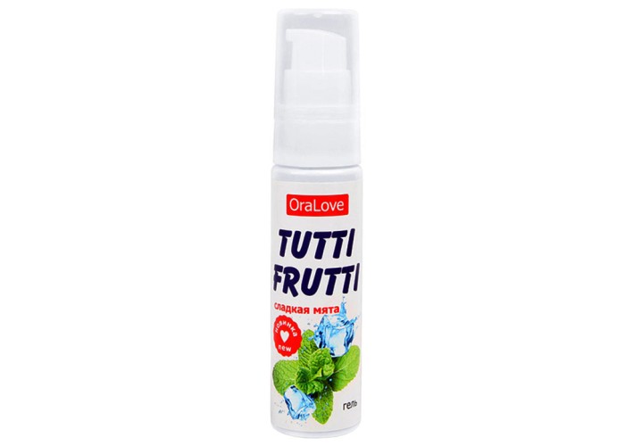 Лубрикант Tutti-Frutti Сладкая Мята серии OraLove, 30 г 