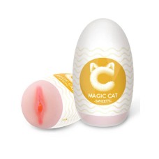 Мастурбатор яйцо Magic Cat Sweety, оранжевый, силикон