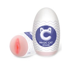 Мастурбатор яйцо Magic Cat Spouse, синий, силикон