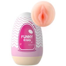 МАСТУРБАТОР-ЯЙЦО EROTICON FANNY EGG РОЗОВЫЙ, ВАГИНА, НЕОСКИН