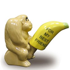 Сувенир Копилка Обезьяна с секс-бананом 