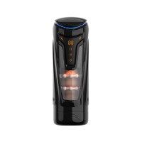 МАСТУРБАТОР AMOVIBE WARRIOR С ПЕНЕТРАЦИЕЙ И МАССАЖЕМ БУСИНАМИ, НЕОСКИН, USB, 8+9 РЕЖИМОВ, НАГРЕВ ДО 42С.