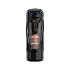 МАСТУРБАТОР AMOVIBE WARRIOR С ПЕНЕТРАЦИЕЙ И МАССАЖЕМ БУСИНАМИ, НЕОСКИН, USB, 8+9 РЕЖИМОВ, НАГРЕВ ДО 42С.