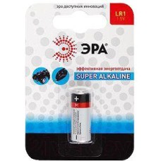 Батарейка SUPER ALKALINE ЭРА LR1 1BL