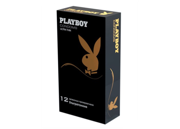 Презервативы Playboy Ultra Thin №12, ультратонкие